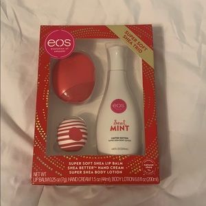 eos lip balm hand cream and body lotion